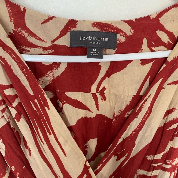 Liz Claiborne belted summer dress - Picture 3 of 5